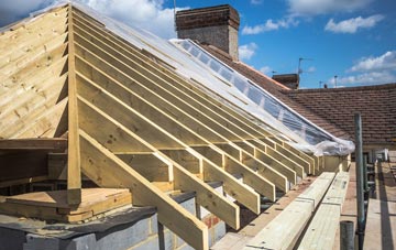 wooden roof trusses Milkhouse Water, Wiltshire